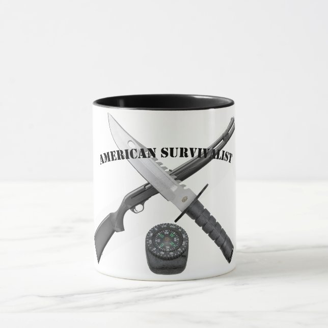 Taza Mug AMERICAN SURVIVALIST (Centro)