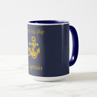 Taza Mug - Anclaje, nombre del buque