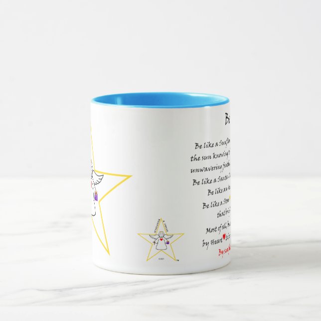 Taza Mug. ángel de estrella inspiradora (Centro)