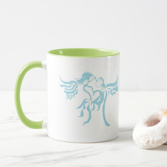 Taza Mug: Ángulos de amor (Con donut)
