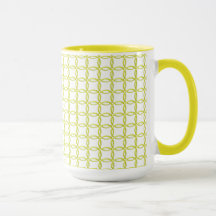 Mug - Anillos de bloqueo amarillo
