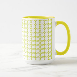 Taza Mug - Anillos de bloqueo amarillo