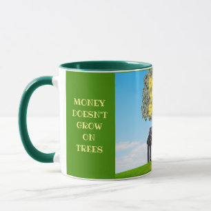 Taza Mug. Árbol de árbol de dinero de los ministerios