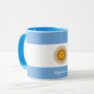 Taza Mug argentino, bandera argentina patriótica / depo