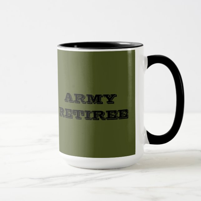 Taza Mug Army Retiree (Derecha)