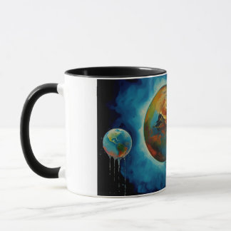 Taza Mug art abstrait