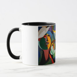 Taza Mug art abstrait