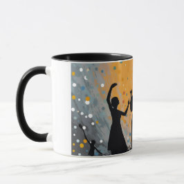 Taza Mug art abstrait