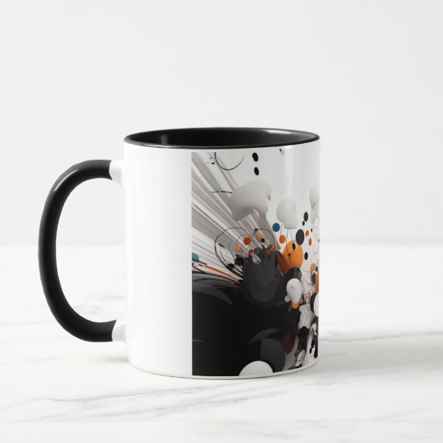 Taza Mug art abstrait (Izquierda)