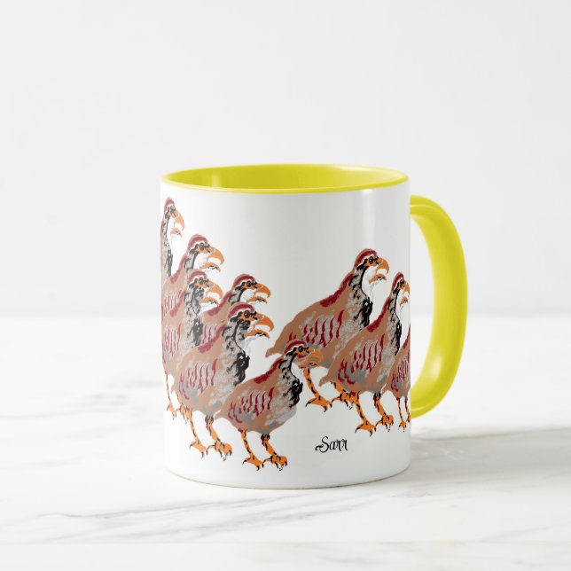 Taza Mug: Aves De Una Pluma (Anverso derecho)