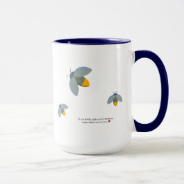 Taza Mug azul de luciérnaga