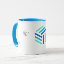 Taza Mug azul del apicultor