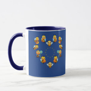 Taza Mug - Bandera de la Unión Europea inspira el coraz