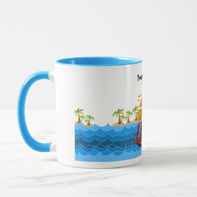 Taza Mug Beach & Coconut - BruceWnTv (Izquierda)