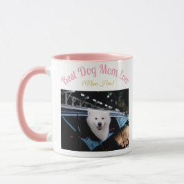 Taza Mug - Best Dog Mom Ever Mug - Custom Photo & Name 