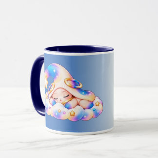 Taza Mug Bicolore Magique Nuage Céleste Zessi