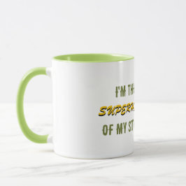 Taza Mug blanco superhéroe del poeta Adiela Akoo