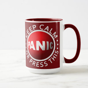 Taza Mug botón de pánico - elegir estilo