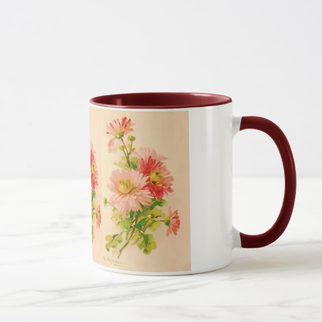 Taza Mug. Bouquet de primavera vintage (Derecha)