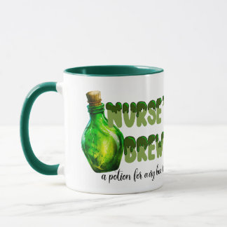 Taza Mug Brew de enfermera: Slime verde con poción de b