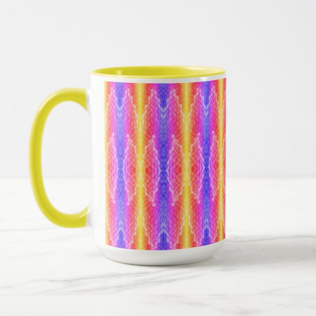 Taza Mug - Brillante Pastel Tejido (Izquierda)