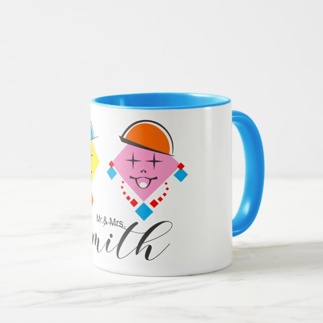 Taza Mug/Caneca Mr. & Mrs. Smith (Anverso derecho)