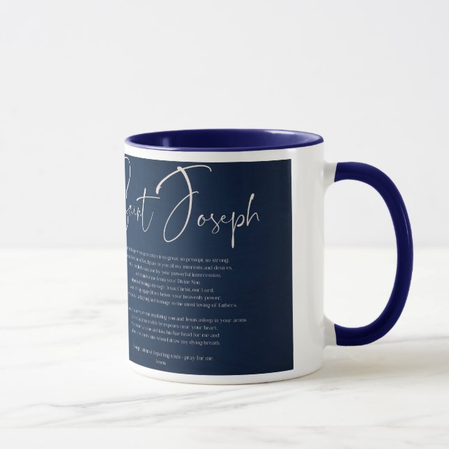 Taza Mug católica de San José (Derecha)