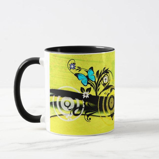 Taza Mug cerámica de explosión de primavera (Izquierda)