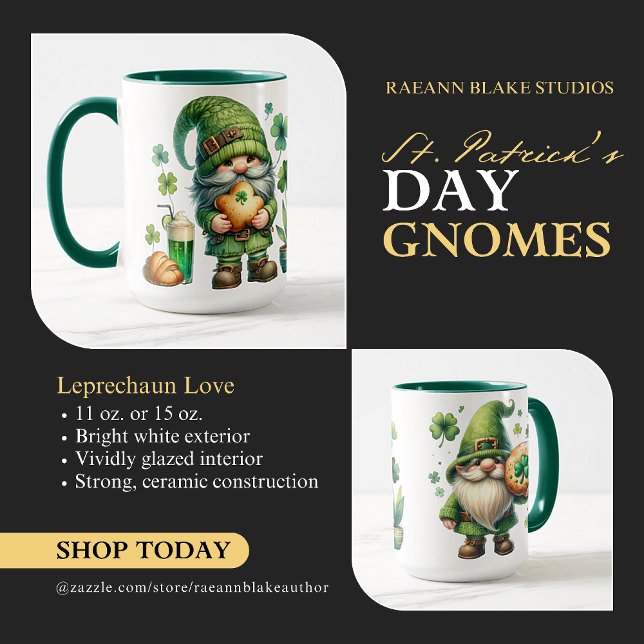 Taza Mug cerámica del Día de San Patricio (Subido por el creador)