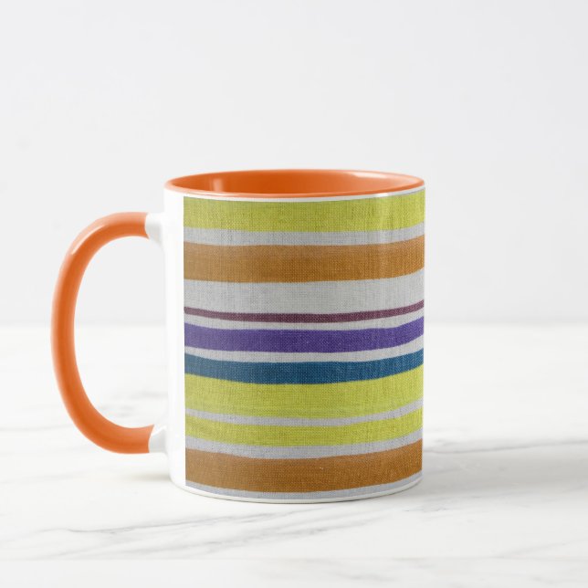 Taza Mug cerámica rayada (Izquierda)