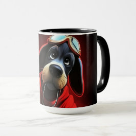 Taza Mug Chien Rouge