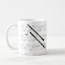 Taza Mug - Clarinets con partitura