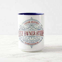 Taza Mug combinado con el logotipo Fancy Studio del peq