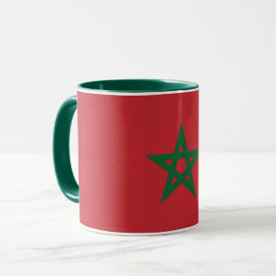 Taza Mug Combo de la bandera del Reino de Marruecos