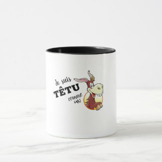 Taza Mug combo "Je suis têtu comme un âne"