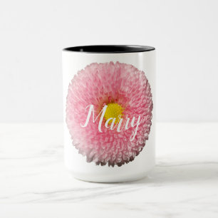 Taza Mug Combo Personalizado Floral