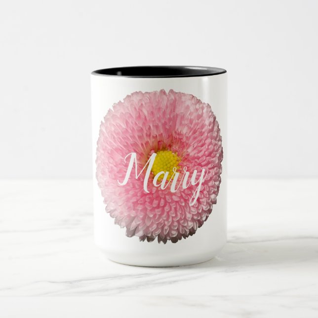 Taza Mug Combo Personalizado Floral (Centro)