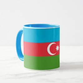 Taza Mug con bandera de Azerbaiyán