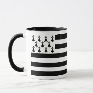 Taza Mug con bandera de Bretaña (Francia)