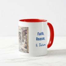 Mug con Bob Cratchit llevando a Tiny Tim