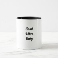 Mug con el título GoodVibes solamente