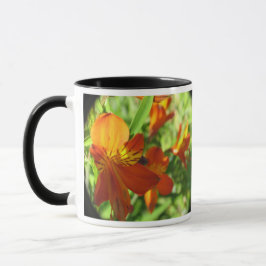 Taza Mug con flores