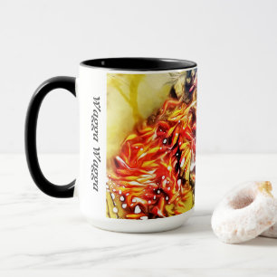 Taza Mug con foto de peces