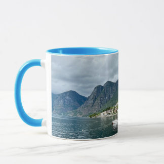 Taza Mug con la huella de Aurlandsfjord