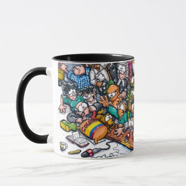 Taza Mug con un personalizado sobre colombia (Izquierda)