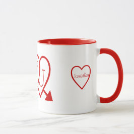 Taza Mug - Corazón entrelazado
