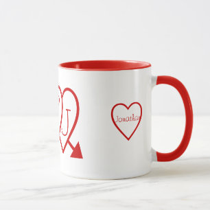 Taza Mug - Corazón entrelazado