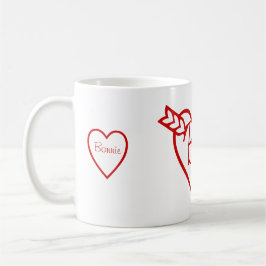 Taza Mug - Corazón entrelazado