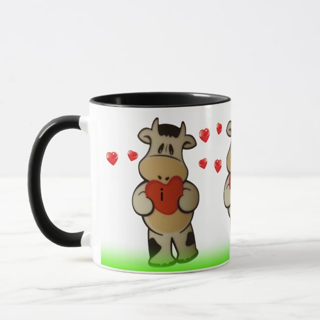 Taza Mug Cow I love you  (Izquierda)