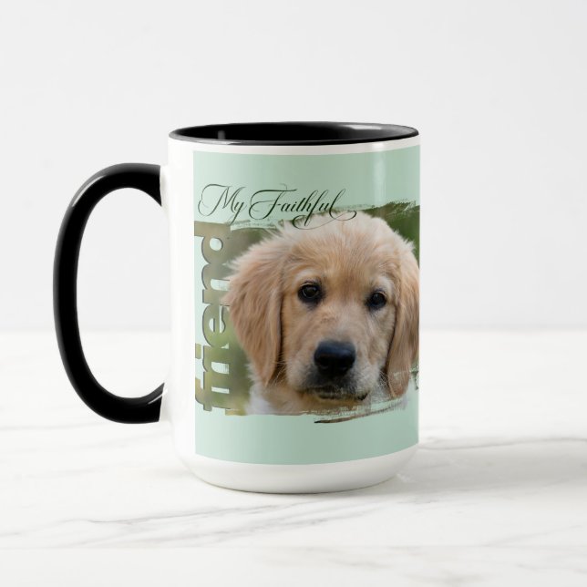 Taza Mug Customizable Pet Photo - "My Faithful Friend" (Izquierda)
